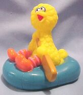 Big Bird on a raft