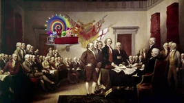 The same painting on the Muppet Babies reboot