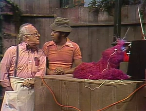 Mr. Hooper and David meet , a monster obsessed with watching television.