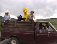 Riding in the back of a pick-up truck Episode 2882
