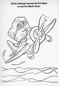 Dancing Cheese as Charles Lindbergh