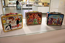 The Muppet Show lunchbox on display near the cafe in November 2016