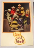 Sam and Friends postcard