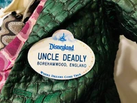 Uncle Deadly's name badge from the D23 event