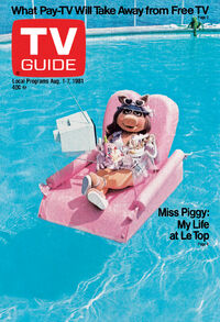 Miss Piggy on the cover of TV Guide (1981)