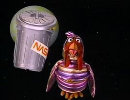 "The First Chicken in Space"