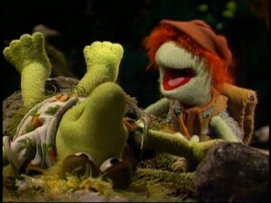  stricken with Pebble Pox with  near him.