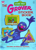 The Grover Sticker Book Joe Mathieu Western Publishing 1976