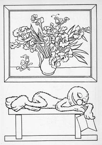 Vincent van Gogh's Vase with Irises