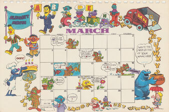 The Sesame Street 1974 Activity Calendar | Muppet Wiki | Fandom