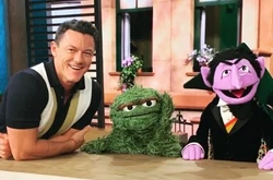 Evans with Oscar and the Count
