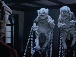 Statler and Waldorf (as Jacob and Robert Marley) in The Muppet Christmas Carol