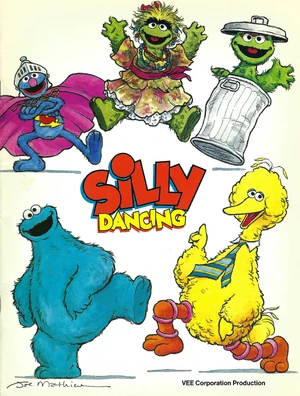 Sesame street live 1990 silly dancing booklet program 1