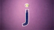 A water pitcher takes the shape of the letter J.