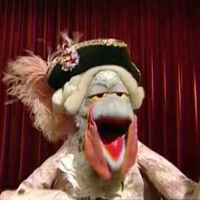 operatic turkey in a Big Bird and Snuffy bumper