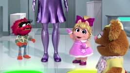 A futuristic Miss Nanny 2.0 (as imagined by the babies in an episode)