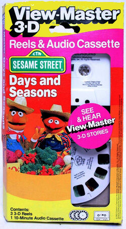 Vintage View Master Reels Sesame Street Visits The Farm Series