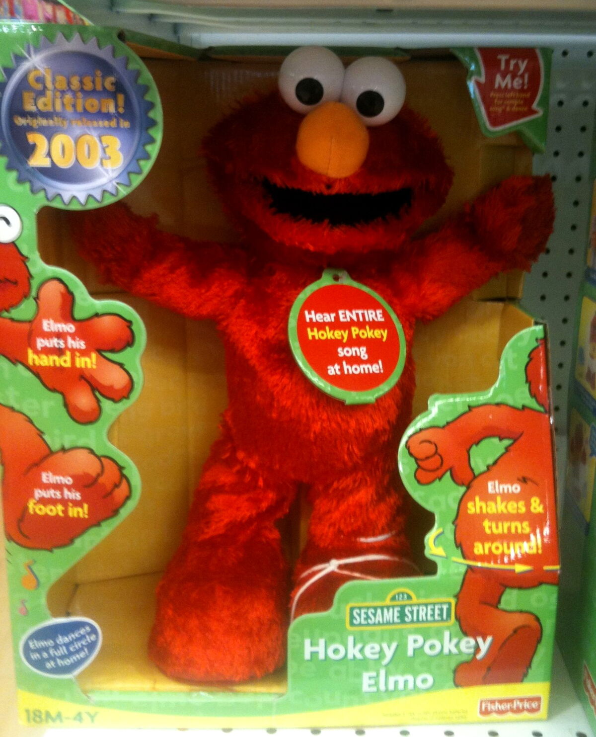 Hokey pokey sale elmo toy