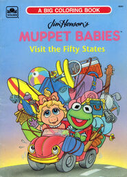 Muppet Babies Visit the Fifty States Nate Butler Golden Books 1993