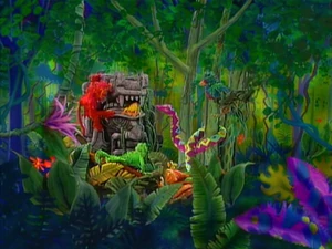 The paradisaical rainforest faces ecological catastrophe if Milton can't find a mate.