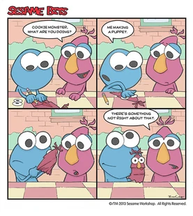 Comic to promote Arts and Crafts Playdate (July 17, 2013)