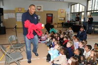 At Kaiserslautern Elementary School (October 13, 2010)