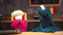 Cookie Monster's Foodie Truck: Cranberry Muffins