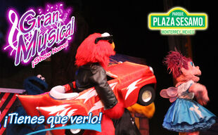 Elmo y Abby Cadabby en el Gran Musical / Teatro Abelardo. Funciones: Sábados y Domingos