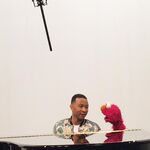 John Legend and Elmo