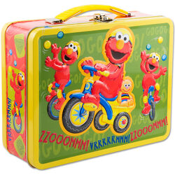 Elmo shop tin box