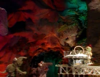 ...Philo and Gunge, who argue over the "garbage," bringing it to...