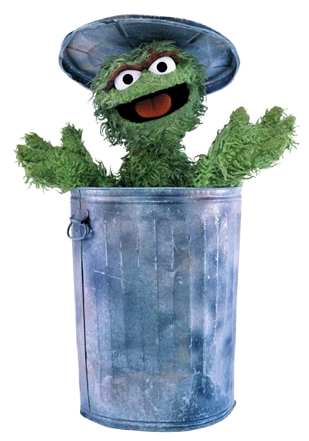 nwt Sesame Street Oscar the Grouch Cute Muppets Green Boyshorts Panties M