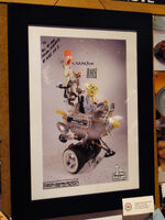 Signed Muppet Mobile Lab portrait at the D23 Expo