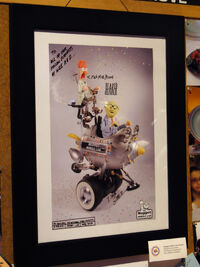 Signed Muppet Mobile Lab portrait at the 2009 Expo