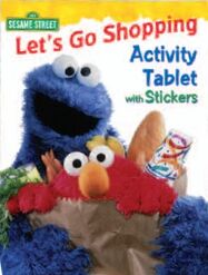 Let's Go Shopping Activity Tablet with Stickers Bendon Publishing 2006