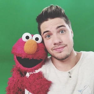 William Valdes and Elmo