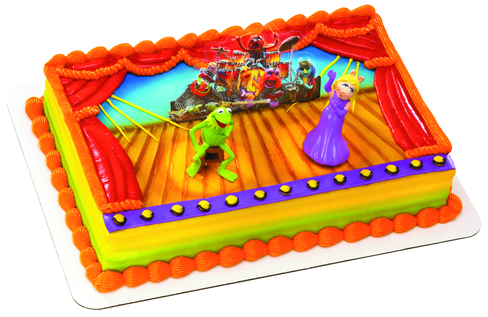 Muppets Birthday Cupcake Cake Party Favor Set Featuring Miss Piggy, Fozzie  Bear | eBay