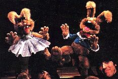 Jerry Nelson and Richard Hunt perform George and Melissa Rabbit for Emmet Otter's Jugband Christmas.