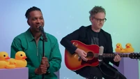 Leslie Odom Jr. sings "Rubber Duckie" (First: Episode 5329) (originally debuted on The Not-Too-Late Show with Elmo)