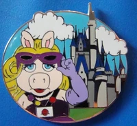Characters with Cinderella Castle - Mystery Tin Collection - Miss Piggy January 15, 2009 WDW