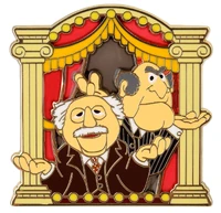 Statler and Waldorf - Muppets Stained Glass Disney Pins Blog 2025