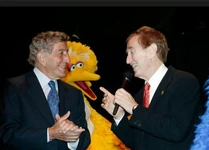 Tony Bennett with Big Bird and Bob McGrath