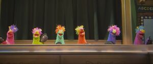 All six Honkers from the musical.