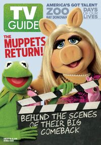 Miss Piggy on the cover of TV Guide (2015)