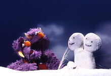 Two-Headed snowmanSesame Street Two-Headed Monster sketch