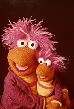 FRAGGLE ROCK - IDEAL - GOBO PELUCHE DOLLS 30CM VINTAGE 1984