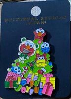 USJ xmas pin-joyful