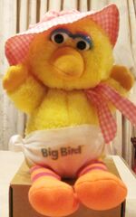 Hasbro Softies Baby Big Bird doll 1984