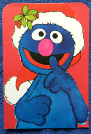 Grover Christmas card