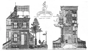 M. Bass' design for the 1979 Sesame Street float.